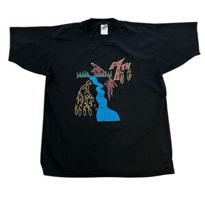 Lake of the wood casino novelty black Graphic T-Shirt vintage Adult large
